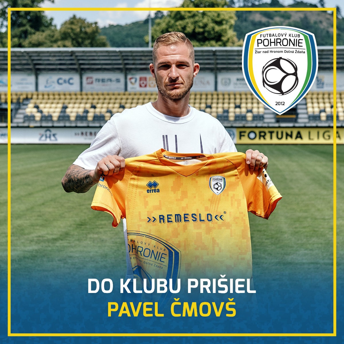 Pavel Čmovš v FK Pohronie