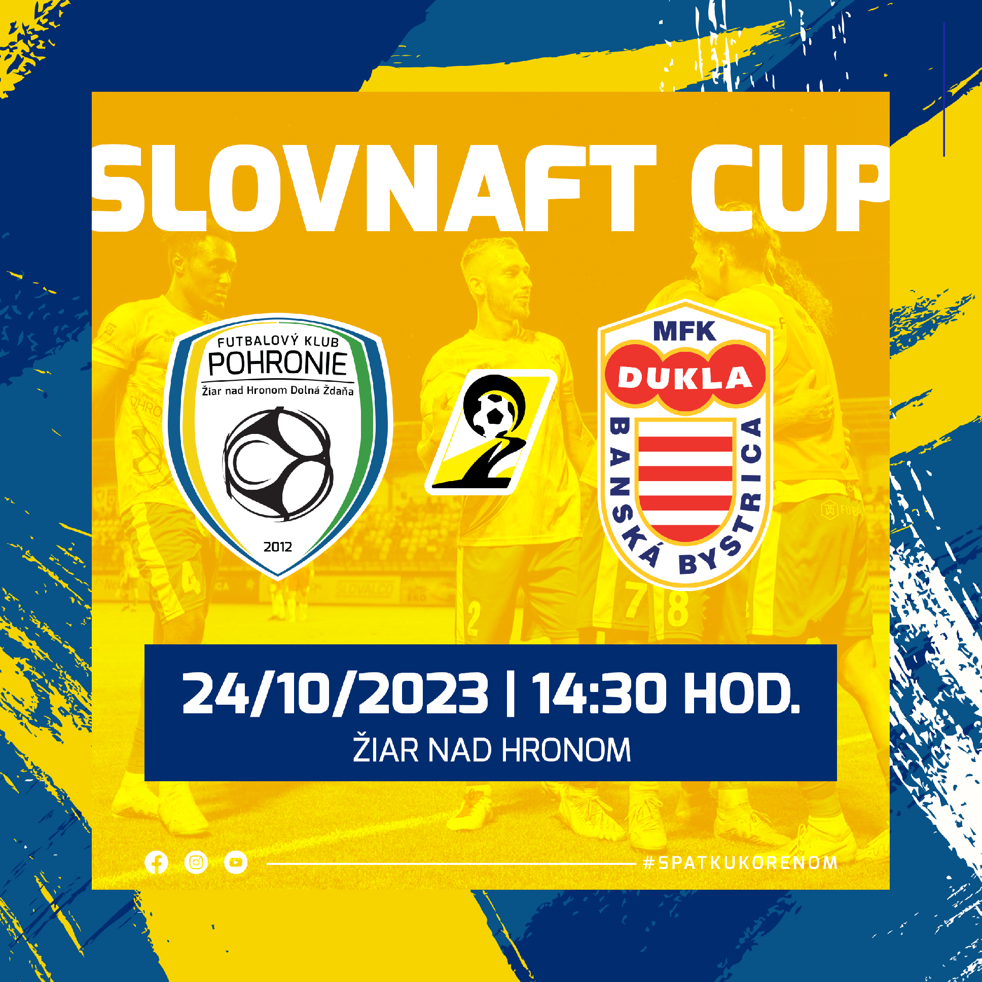 Slovnaft cup: Do Žiaru dnes pricestuje Dukla Banská Bystrica