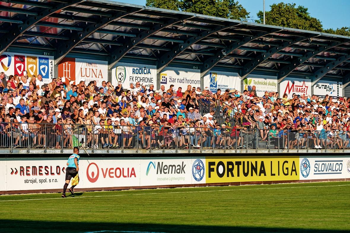 obr: Podmienky vstupu na štadión pri domácom zápase proti MFK Zemplín Michalovce